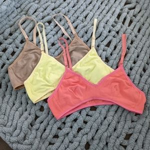 Bundle of 3 Brook There Bralettes